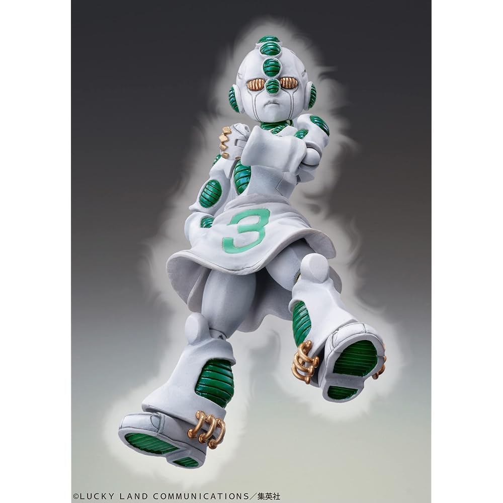Super Action Figur "JoJo's Bizarre Adventure Teil 4" "Ec" (Akt 2) & Ez (Akt 3)„Ca. 85mm & Ca.. 35mm PVC & ABS & Nylon Bemalte Bewegliche Figur