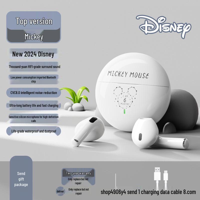 Disney K26 True Wireless Bluetooth Cartoon Earphones with Long Battery Life
