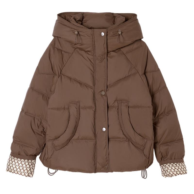 Cotton clothes women's short 2025 winter clothes Korean version of loose hooded down cotton jackets casual fashion thickened padded jacket trends