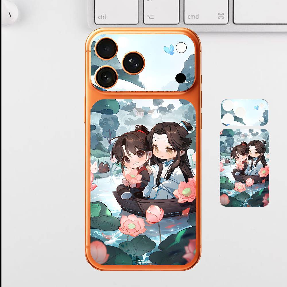 

Kawaii Mo Dao Zu Shi For Iphone 17 Pro Max Back Protective Decorative Sticker Back Cover iPhone17promax