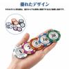 CHANJIF Golfballmarker 13-teiliges Set Magnetisches Casino-Chip-Design