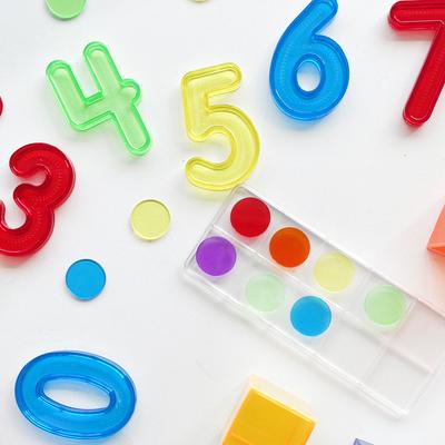 Tavolo luminoso Montessori Giocattoli sensoriali Abilità di scrittura Apprendimento dei numeri Giocattoli di matematica Giocattoli educativi per bambini 3 anni D1464H