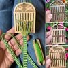 Rigid Heddle Backstrap Loom Kit Small Wooden Belt Weaving Tools Beginners Bracelets Bags Belts Camera Straps Bandweaving Shuttle Kit