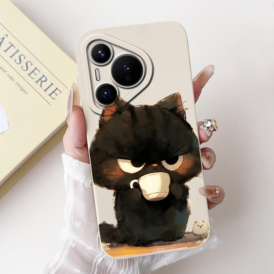 For Huawei Pura 70 Pro 5G Case Cute Cartoon Cover Shockproof Soft TPU Phone Cases For Huawei Pura 70 Pro Plus Pura70 Pro+ Fundas