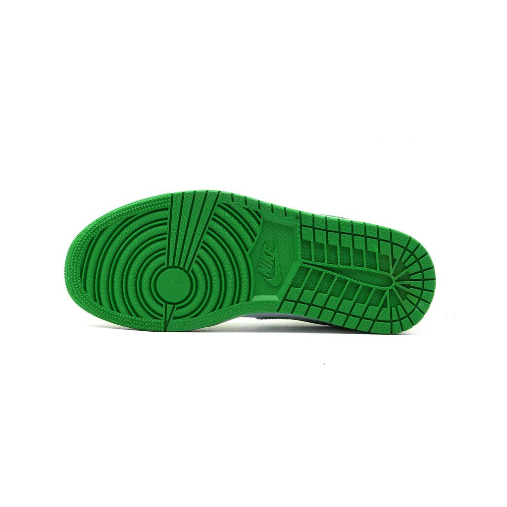 Jordan Air Jordan 1 Abrasion Resistant Low top Vintage Basketball Shoes Unisex Green 553558-152(Team500-aj)