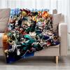 My Hero Academia Theme Printed Blanket - Perfect for Couch, Bed, Travel & Outdoor Use | Machine Washable, Cozy & Durable.