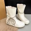 Flats Women's Boots Fur Casual Short Plush Cotton Shoes  Fashion Winter Ankle Snow Boots  Dress Sport Warm Mujer Botas