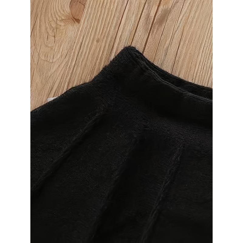 2024 Autumn/Winter New Girls' Korean-Style Sweater Set - Stylish Baby Heart Knit Two-Piece (Trendy Design), for Outdoor