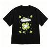 2026 New Fashion T-shirt Aesthetic Cute Cat Tomato Print Short Sleeve for Women Minimalist Kitten Crew Neck Tee Versatile