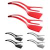 1/2Pcs Food Clip Multifunctional 2 In 1 Fried Egg Double Spatula Non-stick Barbecue Shovel Tongs Nylon for Food Grip and Flip