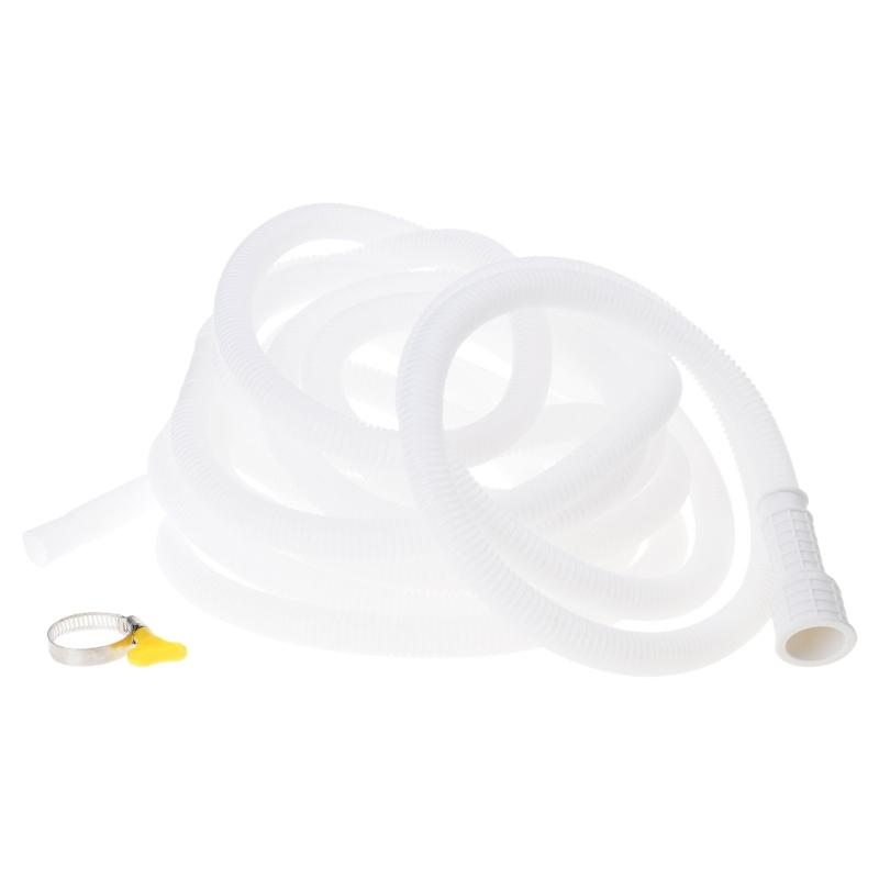 Extendable Washing Machine Drainage Tube Flexible Rubber Pipe with Secure Connection Joints for Drainage System Use