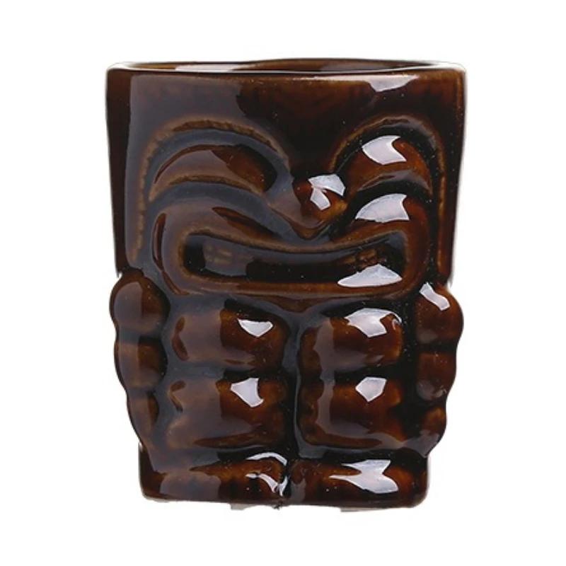 Wine Mug Halloween Gift Hawaiian Cocktail Cups Bar Tools Home Drinkware Cup Creative Ceramic Mug Party Tiki Mug Christmas Gift