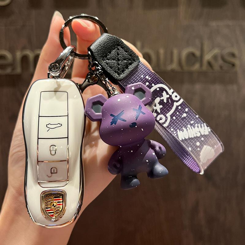 Passend für Porsche Schlüsselgehäuse CayennemacanPanamera Schlüsseletui