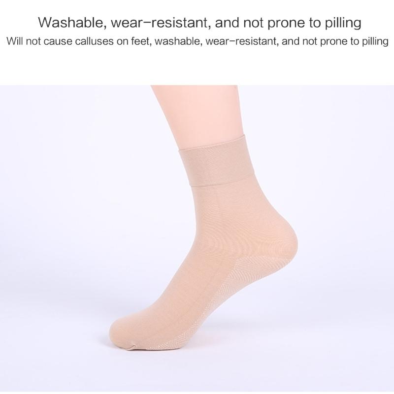 Massage Socks Breathable Crew Socks Simple Booties Socks Casual Dress Socks