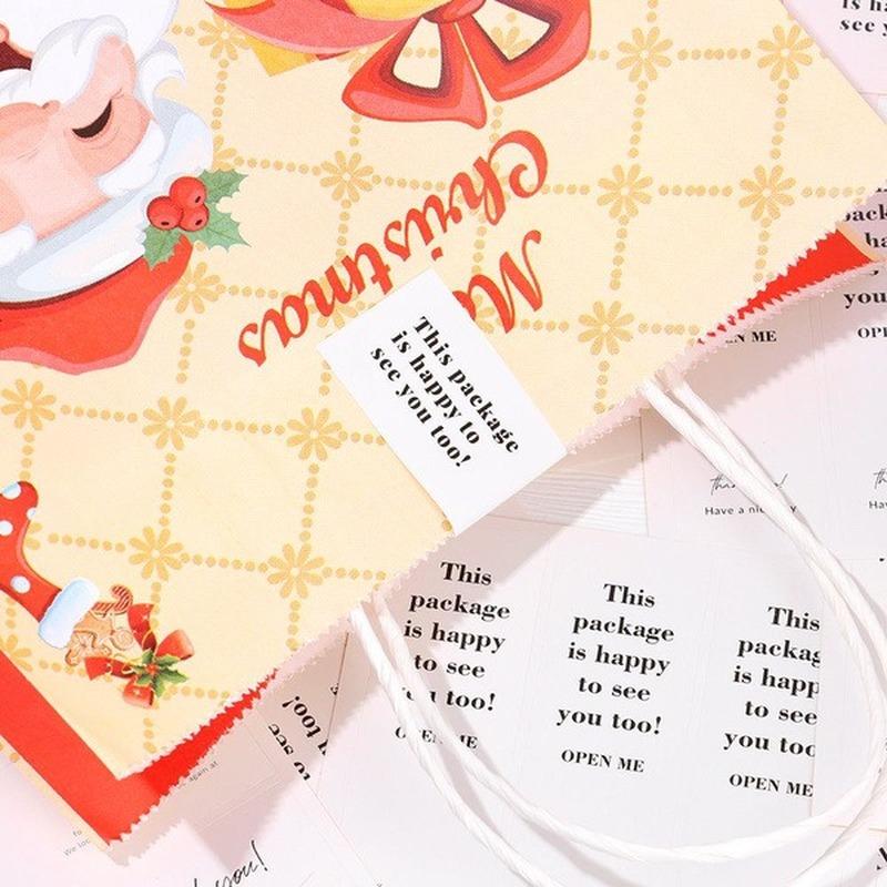 50Pcs  3*9cm Thank You Stickers Seal Labels Small Business Commodity Packaging Sealing Decoration Stickers