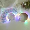 Flashing Light Up Hair Hoop LED Glowing Crown Luminous Laser Headband  Christmas Celebration