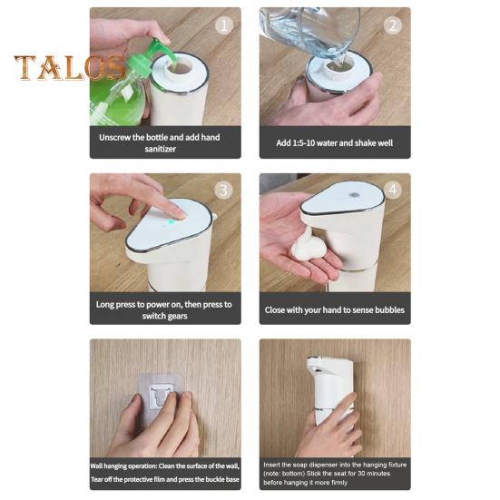 Automatický dávkovač mydla s RGB svetlom Bezdotyková prevádzka 3-stupňové penenie Infračervený indukčný Typ-C nabíjanie Pumpa na penové mydlo