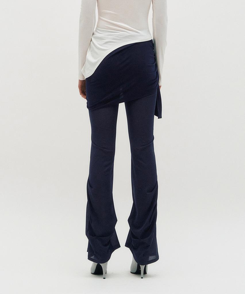 Kimjisu Sheer Layering Pants _ Navy
