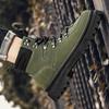 Nowe Męskie Klasyczne Jesienno-Zimowe Modne Wysokie Buty na Grubej Podeszwie do Skateboardingu Wygodne Miękkie Podeszwy Koszykarskie Sneakersy