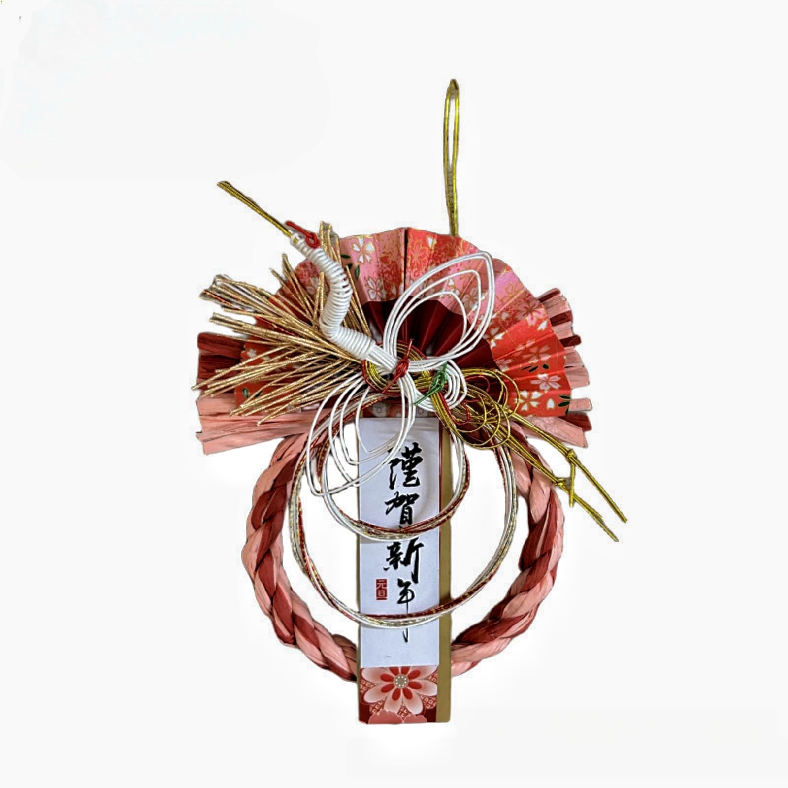 

ILLIDAN New Year s Decorations, Shimenawa Rope, Stylish Entryway Wreath, Door Decoration, Shimenawa for Entryway, Shinto Shrine, Torii Gate,