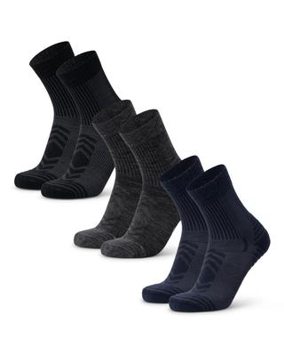 [DANISH ENDURANCE] Lätta strumpor med merinoull, Rund halsringning, Antibakteriella, Andningsbara, Blåsbildande förebyggande, Höst, Vinter, Varma, Utomhus, Bergsklättring, Vandring,