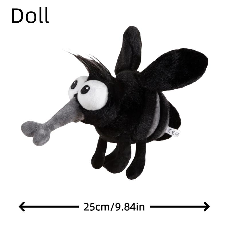 25cm Zomer Plezier Creatief Muggen Pluche Speelgoed 13cm Stunt Mug Hanger Sleutelhanger Feest Decor Kamer Decor Kind Verjaardagscadeau