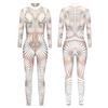 Halloween Costumes Women Gothic Jumpsuit Robot Cosplay Costume Modern Machine Bodycorn Rompers