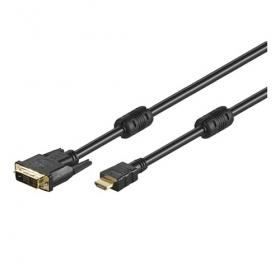 Câble adaptateur vidéo hdmi vers dvi-d, 1.5m