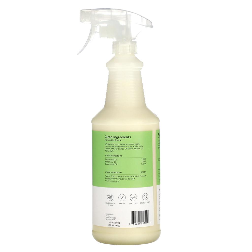 Kin+Kind Flea + Tick Prevention, Dog Protect Spray, Lavender, 32 Fl Oz (946 Ml)