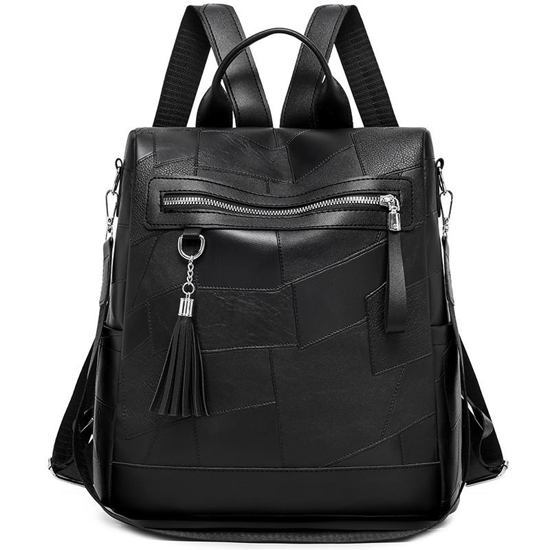 Женский кожаный рюкзак — фото 13