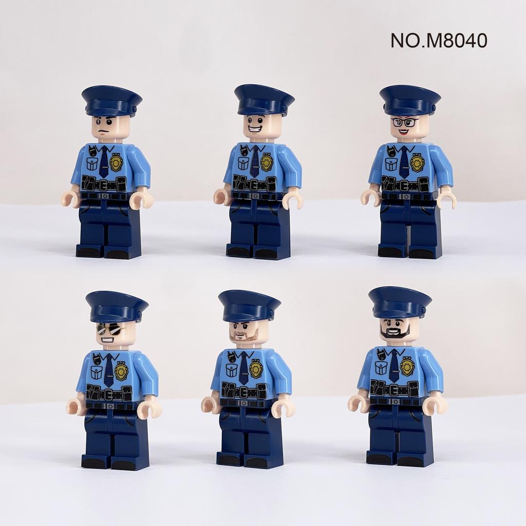 480 City Professional Police Special Police Building Block Small Particles Assembled Children'S Toys