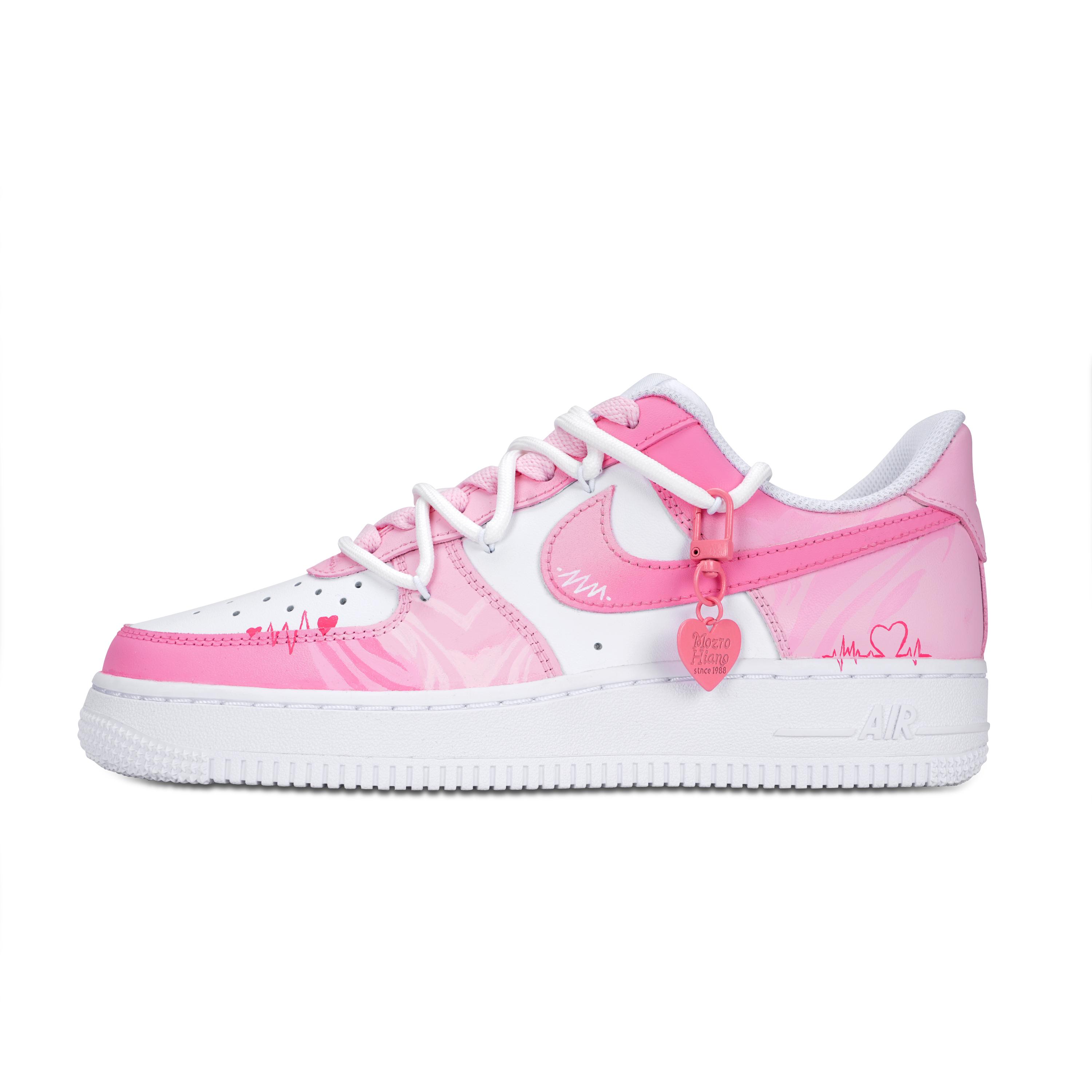

Nike Air Force 1 Skateboard Shoes Women s Low Top White/Pink DD8959-100(Team887- ) 36.5