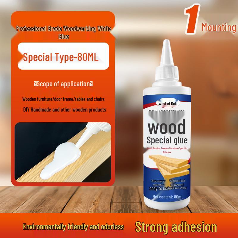 Wood Glue: Adhesive for Woodworking, Furniture, and Flooring - White Latex