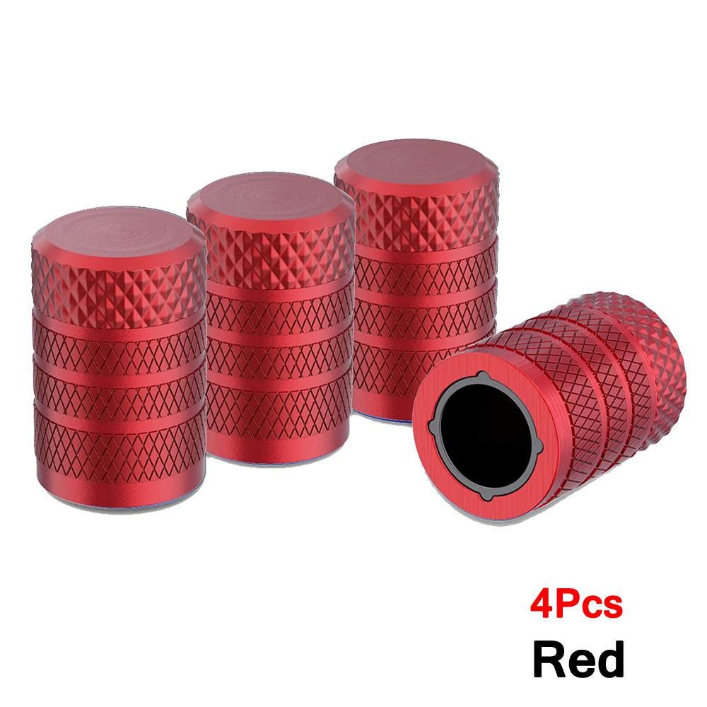 

4/8Pcs Tire Valve Stem Caps, Aluminum Tire Valve Cap, Universal Stem Covers for Cars Trucks Motorcycles SUVs and Bikes