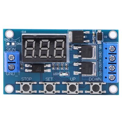 Timer Delay Switch Circuit Board Trigger Cycle Timing Dual MOS Tube Control 12 24V