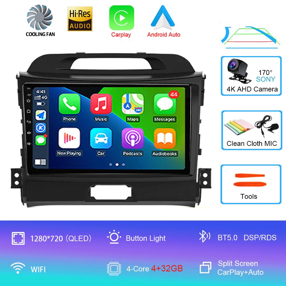 

Android 14 For KIA SPORTAGE 2011-2016 Car Radio Autoradio Multimedia Player Navigation Stereo Wireless Carplay WIFI+4G