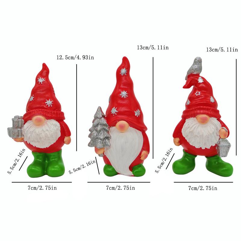 

Смола Ремесла Рождественские Гномы Гном Статуя Орнамент Орнаменты Праздничные Подарки