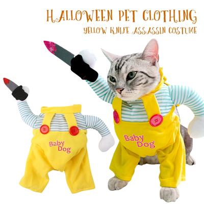 Funny Pet Costumes, Cats And Dogs Transformed Into Funny Holiday Costumes, Pet Cosplay Costumes