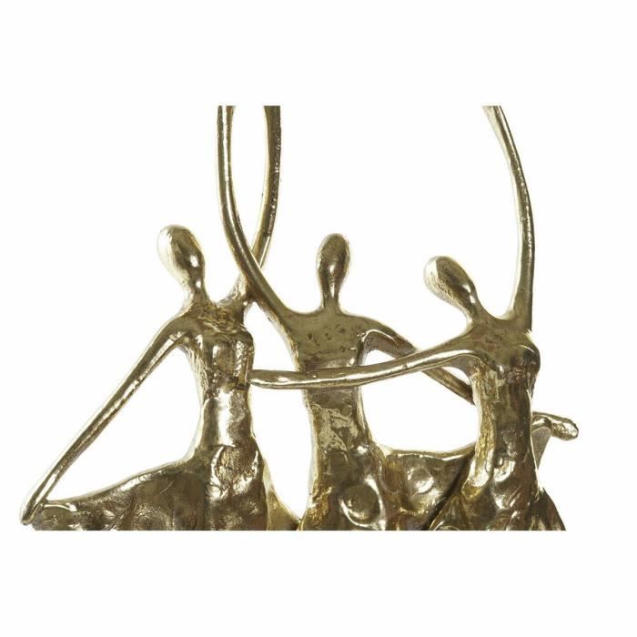 Figurine Décorative - Non Spécifié - Danseuse Classique - Noir Et Doré - 25 X 9,8 X 44,5 Cm