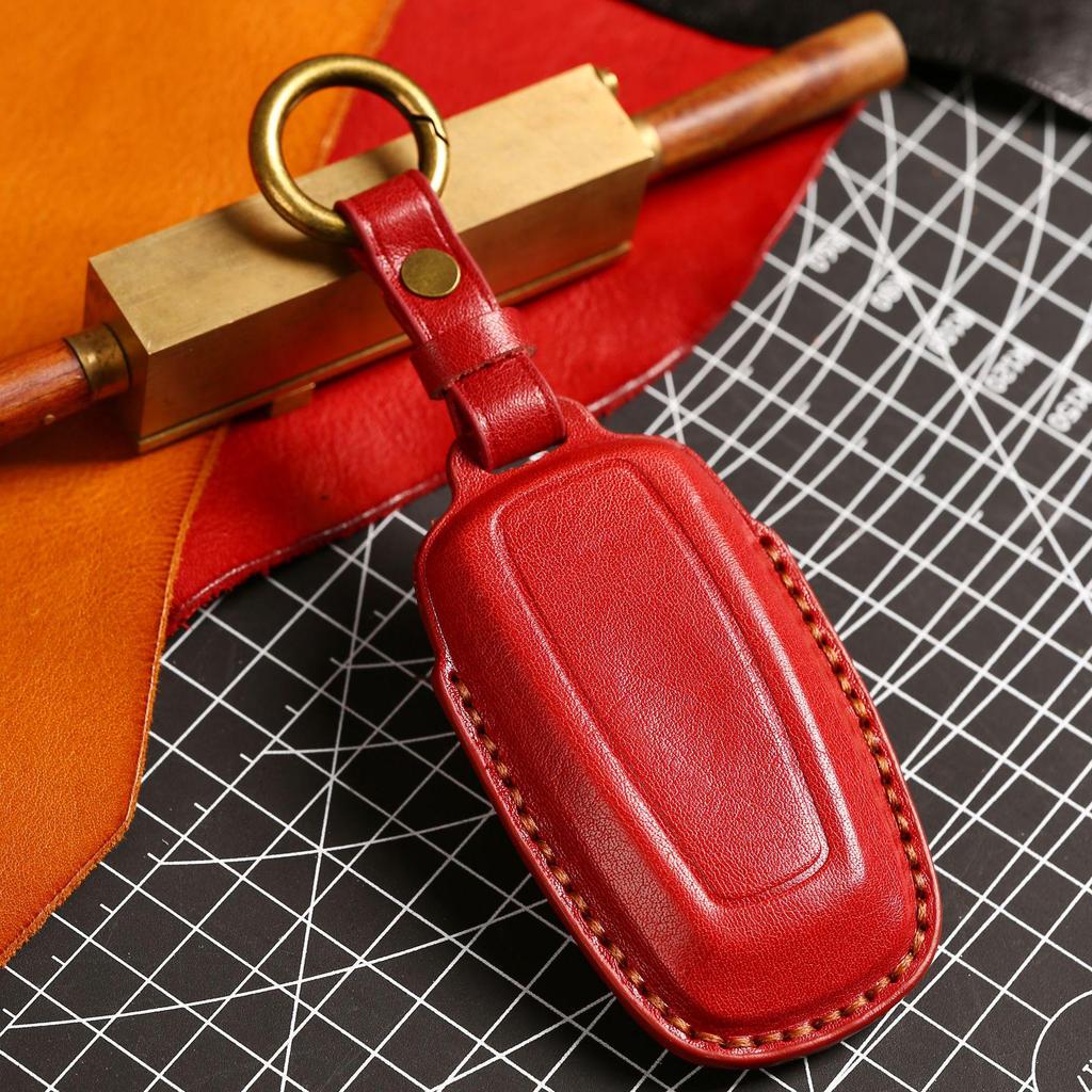 Bolsa de Couro para Chaves com Fivela para Ford Raptor, F150, Focus, Mondeo e Ruijie