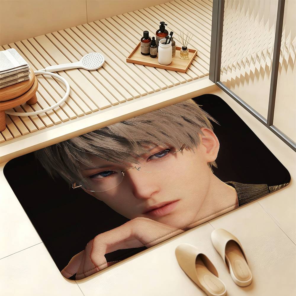 Xavier Shen Xinghui Love and Deepspace Short Plush Rug Carpet Machine Washable Soft Comfortable Anti‑Slip Floor Mat Home Decor