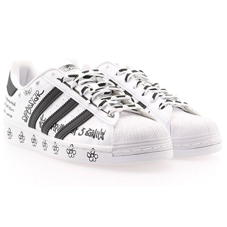 Adidas Superstar Sharpie Pack - Graffiti Alb Negru Unisex Tenisi Cloud-Alb Core-Negru GV9804