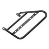 Motorcycle Side Mount Saddlebag Support Bracket 12mm Iron Matte Black Stylish Look Storage Bag Frame Bracket Holder