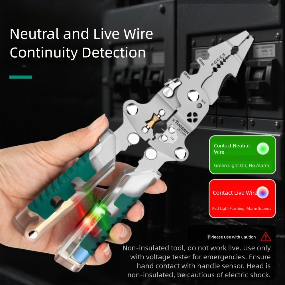 Cable Cutting Electrician Stripping Plier Crimping Wire Stripper  Electrician