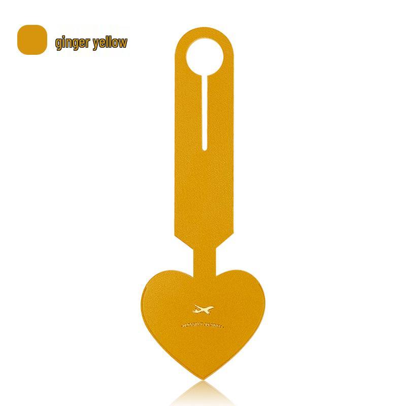 Leather Luggage Tag: Anti-Loss Name Tag for Suitcases and Boarding Passes