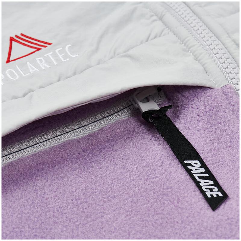 Palace Polartec Shelljacke Rosa/Grau Unisex Oberbekleidung Mehrfarbig P22JK097