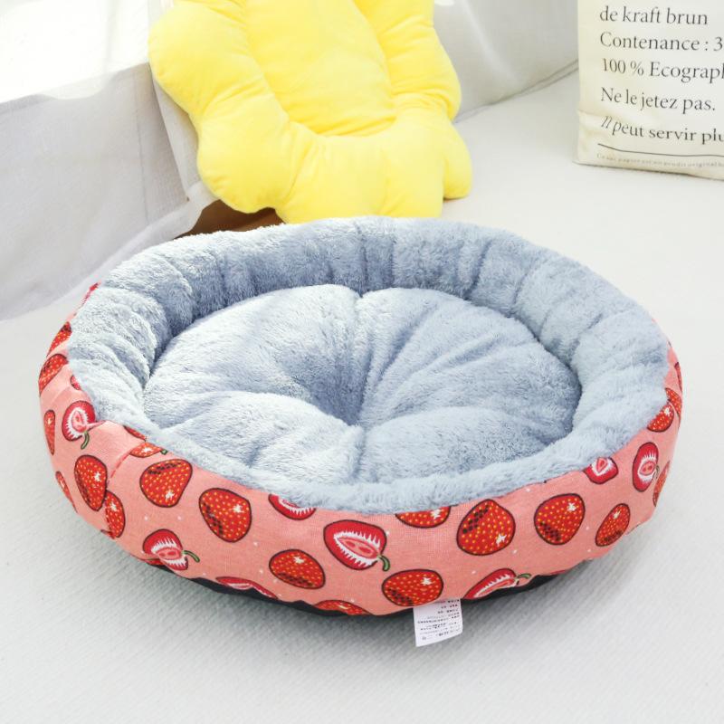 

Гніздо для домашніх тварин з оксамитовою теплою будкою для собак. Кругла будка для котів. Собака. Кішка. Універсальна підкладка для сну. Щоденне сусідство. L-