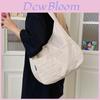 Nylon Student Tote Bag With Zipper Closure And Inner Phone Pocket For Casual Travel