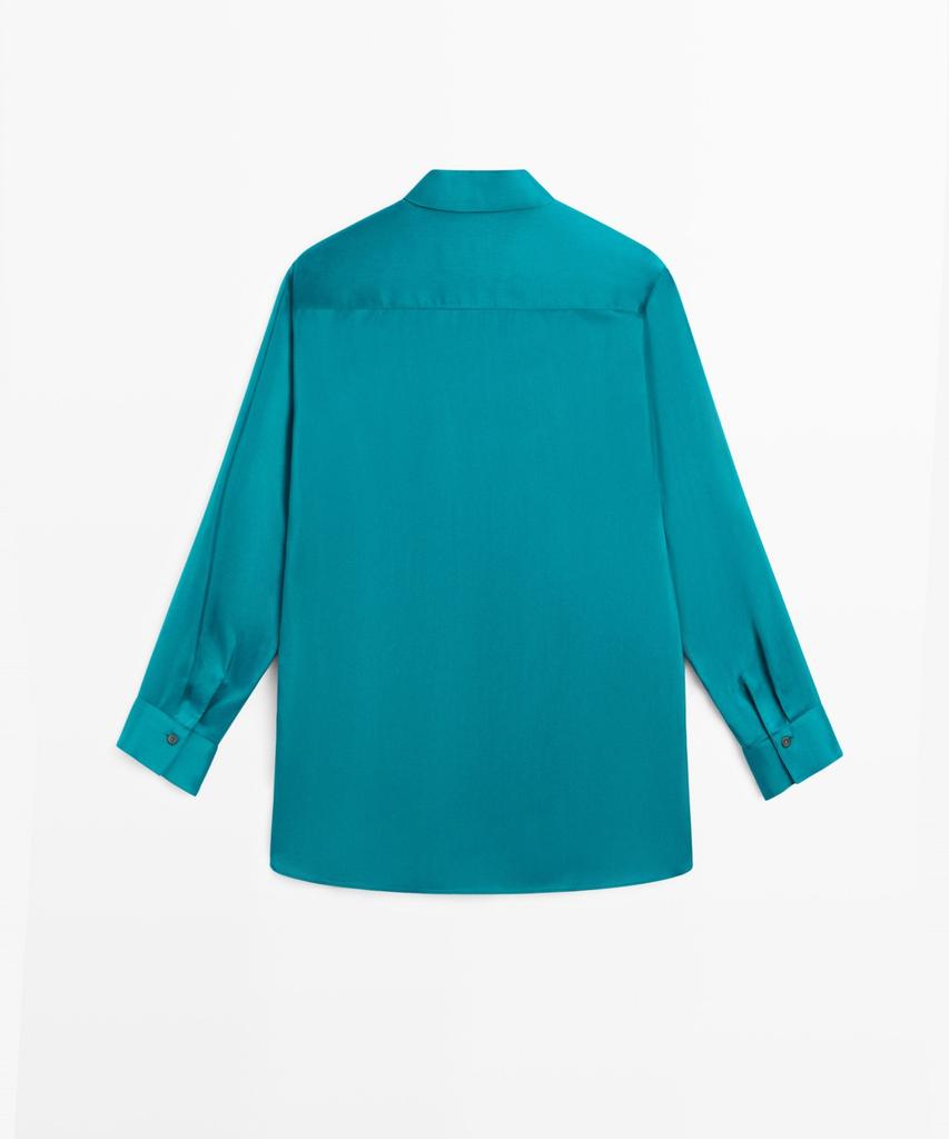 Masimodutti Satin Pocket Fluid Shirt