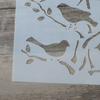 DIY Craft Bird Stencil Wall Painting Scrapbook Album Decorative Emboss Card
